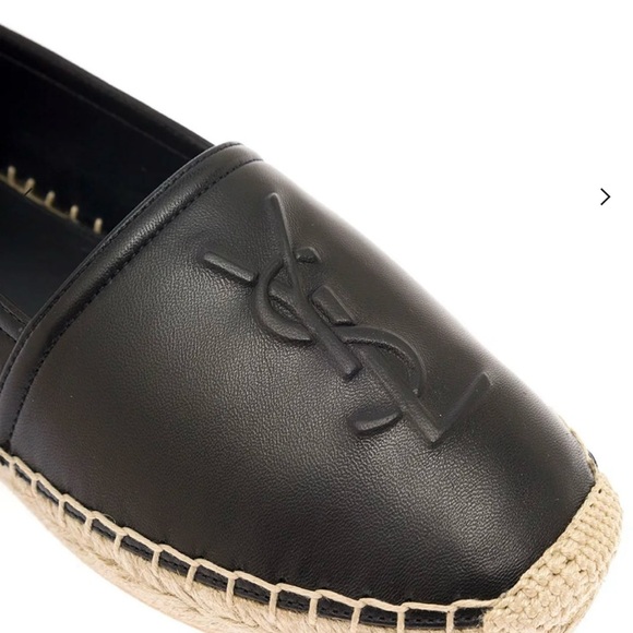 YSL logo flat espadrille women’s size 37.5. Barely worn. original box/dust bag - Picture 5 of 5